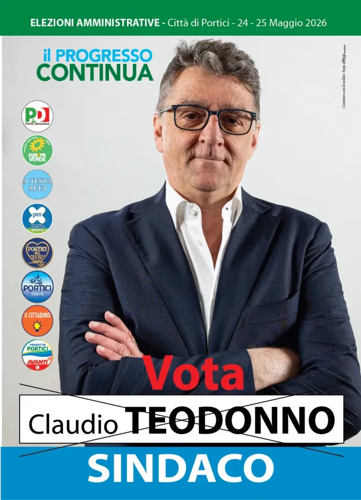 Teodonno_candidato-sindaco-elezioni-portici-2026 Teodonno canditato sindaco 2026 elezioni Portici